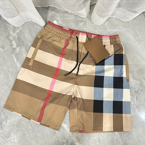 Pantalones cortos deportivos casuales para hombre, personalizados con estampado de verano, de 5 pulgadas, 100% algodón, transpirables, con cremallera. - Product Image 1
