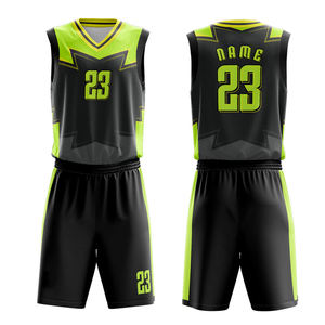 Ensemble d'uniformes de basketball personnalisés, respirants, à séchage rapide, réversibles, vêtements de basketball pour hommes, maillots - Product Image 3
