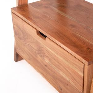 Étagères à livres en bois Vandana Altis Cresta, design moderne minimaliste en bois massif, meubles de rangement - Product Image 2