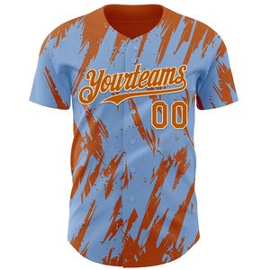 Jersey Deportivo Corto de Béisbol de Invierno, Antibacterial, 100% Algodón Orgánico, con Botones, Impresión Digital Personalizada, Unisex, Calidad Premium - Product Image 2
