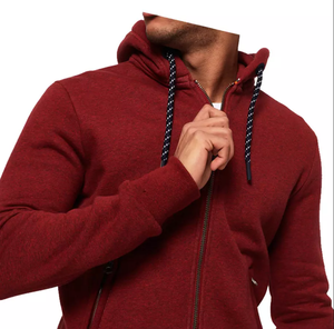 Sweat-shirt unisexe noir à capuche oversize en polaire polyester coupe-vent, manches raglan, couleur unie, décontracté, pour l'automne, tricoté, long - Product Image 6
