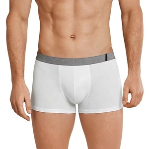 Custom Logo Men <b>Boxer</b> Briefs Cotton Spandex Underwear OEM Wholesale Breathable Soft <b>Trunks</b> Custom Logo Athletic Underpants - Product Image 1
