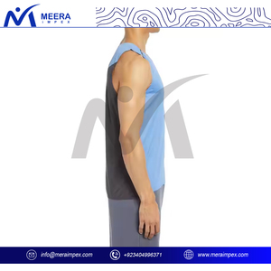 Débardeur pour homme à séchage rapide, gilet de sport anti-odeur pour le yoga, la musculation et les activités de plein air - Product Image 4