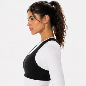 Gilet de sport M Fitness personnalisé OEM unisexe avec suivi GPS, soutien élevé, respirant, col en U, en maille, décoratif, en polyester/nylon - Product Image 2