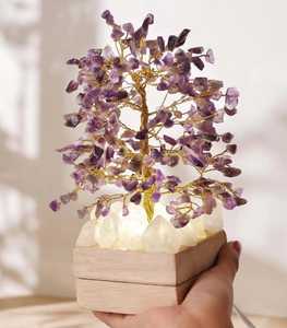 Arbre en cristal d'améthyste naturelle - Product Image 4