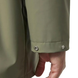Manteau d'hiver pour homme à manches longues, décontracté, 100% fibre de bambou, séchage rapide, col montant, simple boutonnage, veste noire - Product Image 3