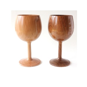 แก้วไม้ธรรมชาติทำมือ 2 ชิ้น ถ้วยชาและกาแฟที่เป็นมิตรกับสิ่งแวดล้อม - Product Image 4