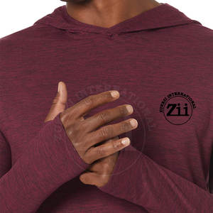 Sweat-shirts de compression pour hommes fabriqués au Pakistan, couleur unie, imprimés sur mesure, respirants, légers, grandes tailles - Product Image 5