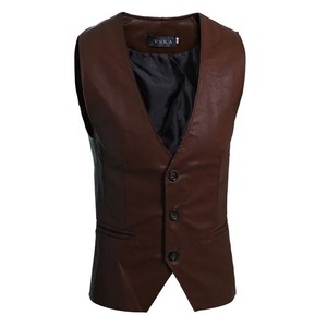 เสื้อกั๊กหนังแท้สำหรับผู้ชายเสื้อกั๊กหนังแท้สำหรับผู้ชาย - Product Image 4