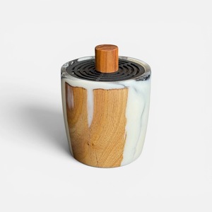 High End Wood Resin Incense Burner Handmade Arabic Mabkhara with Elegant Finish for <b>Oud</b> <b>Bakhoor</b> Luxury Home Fragrance and Hotel - Product Image 2