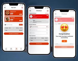 Plateforme de livraison de repas — Les clients peuvent commander des repas, les restaurants gèrent les commandes, les livreurs effectuent les livraisons - Product Image 1