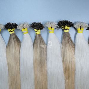 คุณภาพสูงสุด ผู้ขายผมที่ดีที่สุด ปลายแบน ต่อผมโดยสไตล์ผมเวียดนามเวอร์จิน 100% ตัวเลือกความยาวต่างๆ - Product Image 4