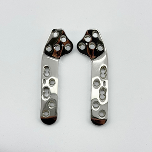 Placas de Bloqueo TPLO de Alta Calidad de 3.5mm, Tamaño Jumbo, Juego de 2 Piezas, Precontorneadas, Estilo Voi 316L para Cirugía Veterinaria en Gatos y Perros - Product Image 1