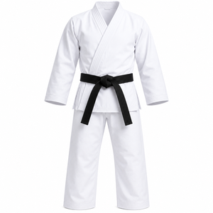 Customized Low Price 100% Cotton Made Karate Uniform Custom Design New Arrival Fight Wear Karate Uniform For Sale - Product Image 3