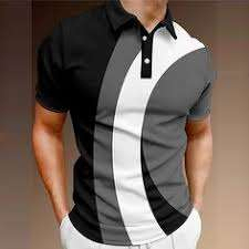 Polo en tricot à manches courtes pour homme, coupe classique, vert uni, style décontracté, boutons sur le devant - Product Image 6
