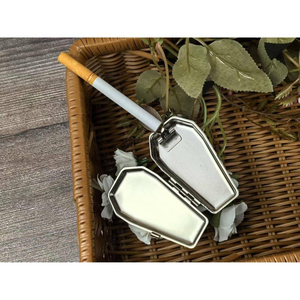Ceniceros metálicos compatibles con cigarrillos y cigarros debido a sus superficies anchas y resistentes al calor, ¡una llegada increíble! - Product Image 3