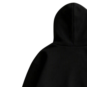 Sudadera con Capucha Personalizada con Estampado de Araña Negra y Pedrería, Corte Holgado, Estilo Urbano, para Hombre y Mujer, de Secado Rápido, Resistente al Viento, para Invierno - Product Image 4