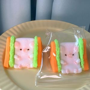 Juguetes Antiestrés de Cerdito Suave y Pegajoso, Divertidos y Relajantes, Venta al por Mayor, de Rebote Lento, Lindos Juguetes para Mascotas - Product Image 2
