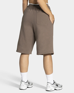 Shorts Bermuda Femme Personnalisés OEM en Coton Molletonné de Luxe avec Ligne Contrastante, Qualité Supérieure, Style Streetwear Décontracté pour l'Été OEM ODM - Product Image 2