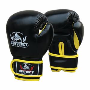 Gants de boxe d'entraînement professionnels de haute qualité pour juniors, en cuir PU, vente en gros, pas cher, logo personnalisé, pour la boxe - Product Image 1