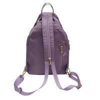 Sac à dos bandoulière polyvalent pour femme, petit et léger, imperméable avec fermeture éclair, à prix réduit