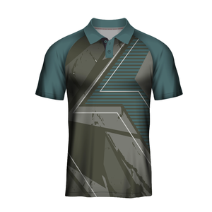 เสื้อโปโลผู้ชายแบบสั่งทำพิเศษ OEM ผ้าโพลีเอสเตอร์ 100% น้ำหนัก 180 กรัม แบบถัก พิมพ์ลาย แขนสั้น สวมใส่สบาย เหมาะสำหรับกอล์ฟ หรือเป็นเสื้อยูนิฟอร์ม - Product Image 3