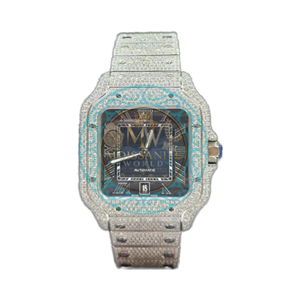 High End Stainless Steel Hip Hop D VVS Moissanite Diamond <b>Watch</b> Iced Out Luxury Wristwatch <b>for</b> <b>Men</b> Party Club and Festival Wear - Product Image 1