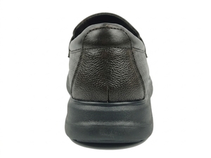 Mocasines de Cuero Marrón para Hombre, Estilo Slip-On, con Plantilla Acolchada de EVA, Suela de Goma, Forro de Jersey, Logotipo Grabado, Color Sólido, para Todas las Temporadas - Product Image 4
