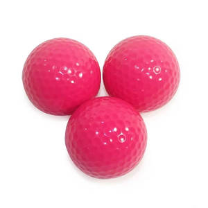 Pelotas de golf de goma de tamaño estándar para práctica profesional con absorción de impactos, equipo de práctica de golf de goma - Product Image 6