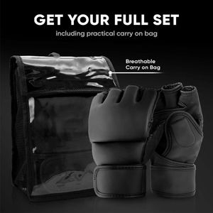 ผู้ผลิตถุงมือ MMA แบบกำหนดเอง OEM ถุงมือหนังคุณภาพพรีเมียมสำหรับฝึกซ้อมและแข่งขัน ขายส่ง - Product Image 4