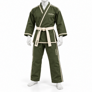 Ensemble de vêtements de sport Jiu Jitsu pour hommes sur mesure, uniforme de karaté en coton lavable de haute qualité, design personnalisé, vêtements d'arts martiaux - Product Image 5