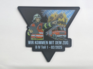 Patch en PVC à coudre/à repasser avec fermeture auto-agrippante - Product Image 2