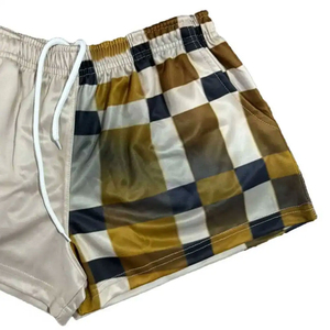 Pantalones Cortos Deportivos Sublimados Personalizados, Transpirables, Antibacterianos, con Cintura Elástica, para Fútbol, Rugby - Product Image 2