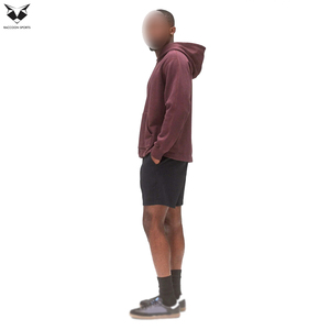 Ensemble de survêtement décontracté 2 pièces de qualité supérieure, disponible en différentes couleurs, pour hommes, avec sweat à capuche demi-zip et short. - Product Image 2
