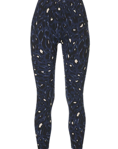 Leggings de Cintura Alta con Estampado de Leopardo, Transpirables, de Punto, Spandex y Poliéster, Talla Grande, Pantalones Casuales de Verano para Mujer - Product Image 1