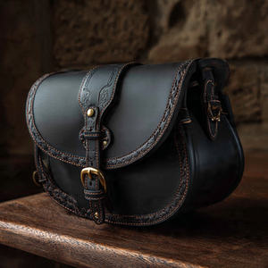 PU Leather Saddle Bags Unisex Waterproof Single Strap Summer Fashion Bodycross Shoulder Bag - Product Image 3