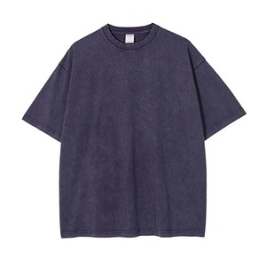 Camiseta de Cuello Redondo para Hombre, de Poliéster Elástico, Cómoda, de Manga Corta, Estilo Casual Elegante, Corte Regular, Ligera, Transpirable, con Pliegues, para Uso Diario - Product Image 2