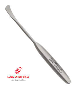 Élévateur périostal Joseph légèrement courbé, instrument chirurgical aiguisé, élévateur périostal nasal ORL, outil en acier inoxydable - Product Image 1