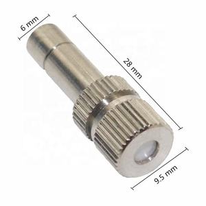 Système de brumisation pour serre extérieure 6 mm, buse d'irrigation goutte à goutte, atomiseur, pulvérisation à basse pression, buses de brumisation en laiton - Product Image 3