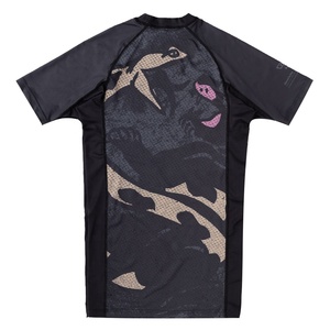 Wholesale <b>Custom</b> Sublimated Printed High Quality <b>Compression</b> Rash Guard <b>Shirts</b> 100% Polyester Quick Dry Anti UV 300g Sports Wear - Product Image 4