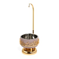 Plateau chauffant élégant avec couvercle en calligraphie arabe pour hôtel, restaurant, Ramadan, Aïd, buffet festif, repas et maison