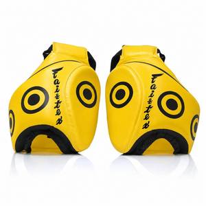 Protector de Pierna y Muslo Profesional OEM de Alta Resistencia, Color Blanco, para Entrenamiento y Sparring, en Todos los Diseños y Colores Personalizados para Adultos - Product Image 4