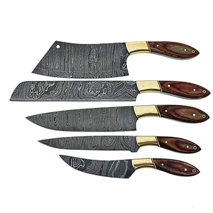 PRESTIGE BLADES Premium Handmade 67-Layer Damascus Steel Ambidextrous Chef <b>Knife</b> <b>Set</b> 5-Piece <b>Sharp</b> Customized Handle <b>Knife</b> <b>Set</b> - Product Image 3
