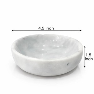 High On Demand Marble Serving Bowl for Salad Fruit Nuts Dry Fruits and Contemporary Home Decor Available At Export Price - Product Image 5