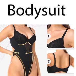 Body sans manches de conception personnalisée de qualité supérieure pour les femmes avec contrôle du ventre sans bretelles dos nu caraco combinaison mise en forme du corps - Product Image 3