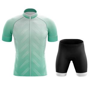 Men Cycling Jersey Set Short Sleeve Quick Dry Bike Shirt Yellow Padded Shorts Summer MTB Road Bicycle Riding Suit Uniform Racing - Product Image 5