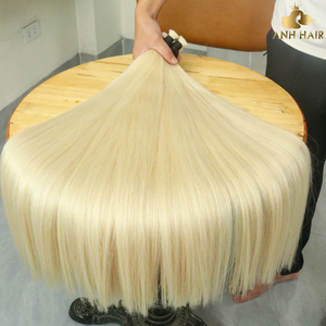 Cabello Virgen Vietnamita Liso al Por Mayor - Rubio Platino 100% Cabello Humano (Cabello Natural) - Product Image 4