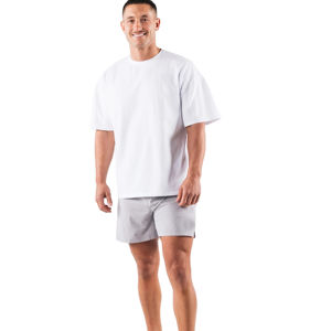 Camiseta Corta de Algodón de 180 g/m² con Ajuste Holgado y Lavado Ácido Estilo Vintage para Hombre, Venta al por Mayor - Product Image 1