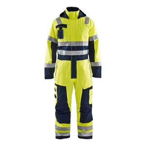 Overol de Seguridad Premium con Tiras Reflectantes, Múltiples Bolsillos, Tela Resistente y Uniforme Industrial Personalizable - Product Image 4
