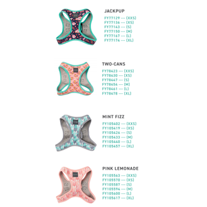 FuzzYard Step-In <b>Harness</b> for <b>Pets</b> Mint Fizz (XS) - Product Image 1